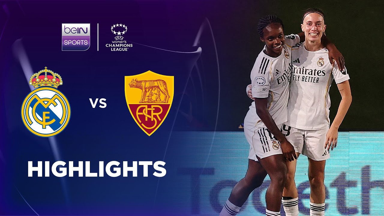 ไฮไลท์ฟุตบอล เรอัล มาดริด 6-2 โรม่า | ไฮไลต์ ยูฟ่า แชมเปี้ยนส์ ลีก หญิง Women's Champions League 25/26