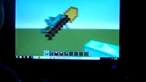 Minecraft Pixel Art Diamond Spade