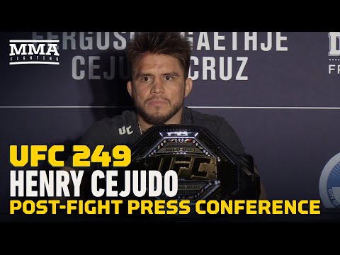 UFC 249: Henry Cejudo Post-Fight Press Conference - MMA Fighting