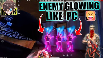 How To Make Enemy Moving Character Glow Like Ruok FF || How To Make Running Enemy Character Glow