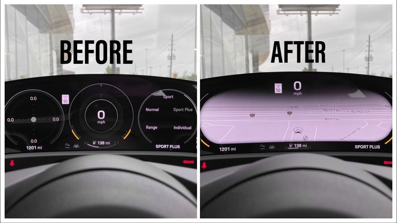 Changing Display Settings on your Porsche Taycan - YouTube