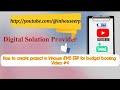 How to Create Project in Inhouse iFMS ERP| online budget booking| Video#4 | #webapp #webapplications