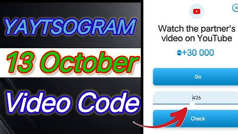 YAYTSOGRAM YouTube Code 13 October | #yaytsogram #yaytsogramcode