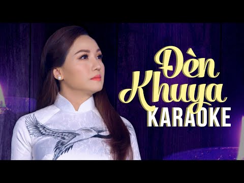 Karaoke ĐÈN KHUYA - HOÀNG CHÂU Full Beat