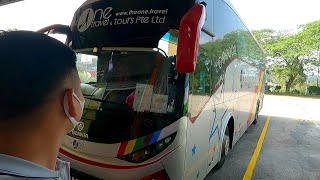 Asean 4 | Đi Xe Bus Từ Singapore Sang Malaysia - Choáng Với Giàn Xe Bus Khủng Của Malaysia | #460