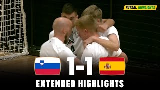 Spain vs Slovenia | Highlights | FIFA Futsal World Cup Qualification 06-10-2023