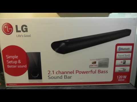 LG NB2540 SoundBar - Unboxing & first look