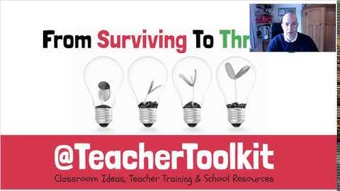 From Surviving to Thriving in Teaching by @TeacherToolkit