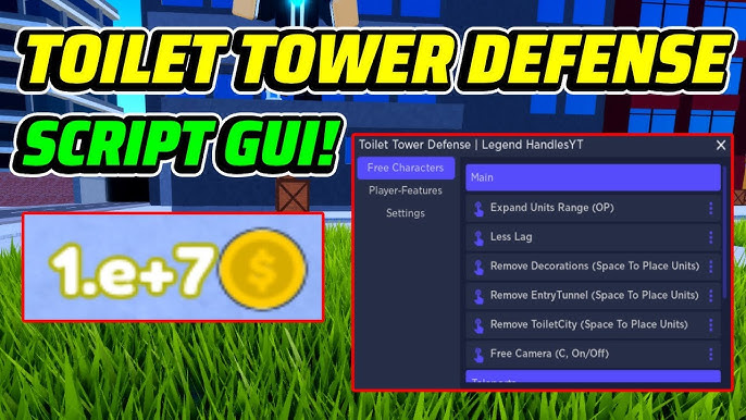 Toilet Tower Defense Script  Inf Units, Auto Farm & More