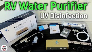 Installing RV Water LED UV Purification System (Acuva ArrowMAX 2 0)