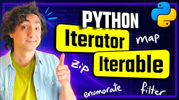 Python Iterator vs Iterable (Visually Explained) | enumerate, map, filter | #Python Course 31