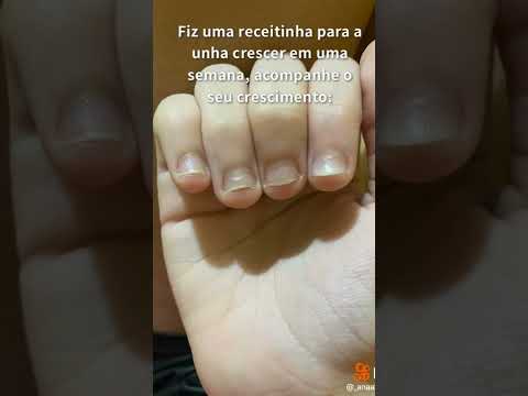 Vídeo: Como crescer unhas compridas e fortes: 12 etapas (com fotos)