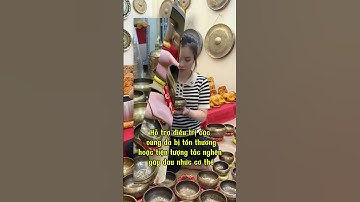 Âm thanh chuông xoay Nepal 12cm #chuongxoay #chuongxoaytrilieu #chuôngxoay