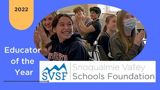 SVSF 2022 Educator of the Year Spotlight Video