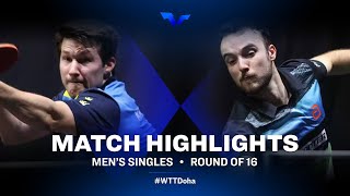 Kristian Karlsson Vs Simon Gauzy Wtt Star Contender Doha 2021 Ms R16 Highlights