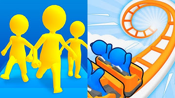 Join Clash 3D vs Runner Coaster Walkthrough Max Gameplay BMG89