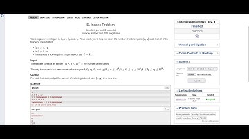 Codeforces Round 993 (Div. 4) - E. Insane Problem