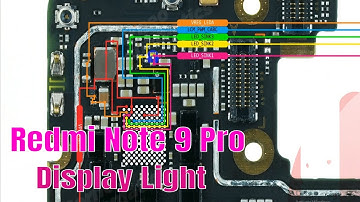 Xiaomi Redmi Note 9 Pro Display Light problem solution | Redmi Note 9 Pro LCD Light Diagram Ways