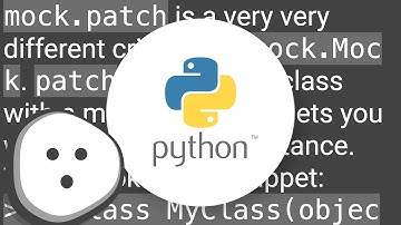 Mocking a class: Mock() or patch()?