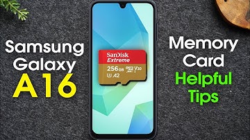 Samsung Galaxy A16 5G How to Install a Memory Card and Helpful Tips | H2techvideos