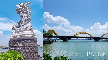 CÁ CHÉP HOÁ RỒNG,CẦU TÌNH YÊU,CẦU RỒNG Ở ĐÀ NẴNG#danang#danangtravel#utmini#