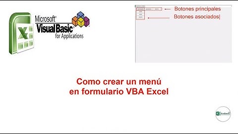 Como crear un Menú en formulario VBA Tips VBA Excel