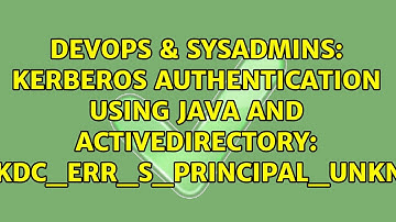 Kerberos authentication using Java and ActiveDirectory: KRB5KDC_ERR_S_PRINCIPAL_UNKNOWN