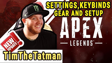 TimTheTatman Apex Legends Settings, Keybinds, Sensitivity, Gear and Setup 2020 Update