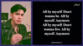 Stell (SB19) - All By Myself Lyrics (Framed)