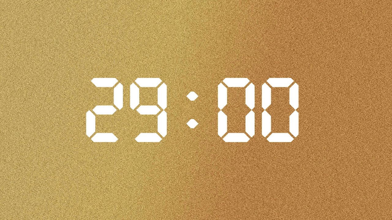 29 Minute Timer Quick Block | Gold Edition | NX