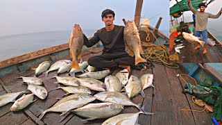 Amezing Catch back to back GT and fingermark | Rod fishing 🎣 | Hand Line fishing | #fishing