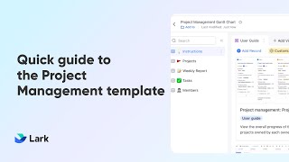 Lark 101 | Quick guide to the Project Management template screenshot 4