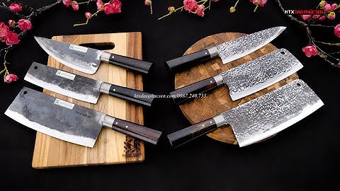 02 Bộ Dao Nhà Bếp Hàng Chuẩn Của HTX Dao Phúc Sen Giá ƯU ĐÃI Chào Mừng Năm Mới 2023