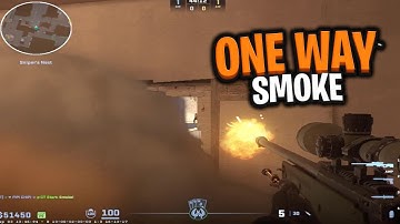 Mirage Window One Way Smoke in CS2 #shorts