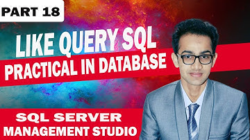 SQL Like Query in Database Instructor Abdul Rehman |2020| Developer Man