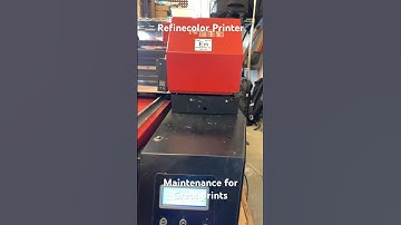 RefineColor Printer Daily Maintenance!! #uvprinter #uvprintingmachine #refinecolor #maintenance