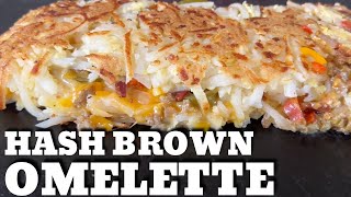 Hashbrown Omelette on the Blackstone Griddle  HIGHLY Requested Breakfast Recipe!