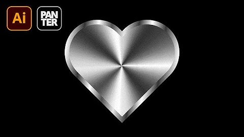 How to Create Metallic Heart in Illustrator