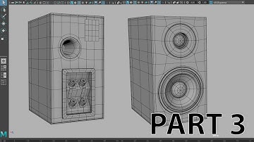 Autodesk Maya Tutorial – Modeling a Speaker - Part 3