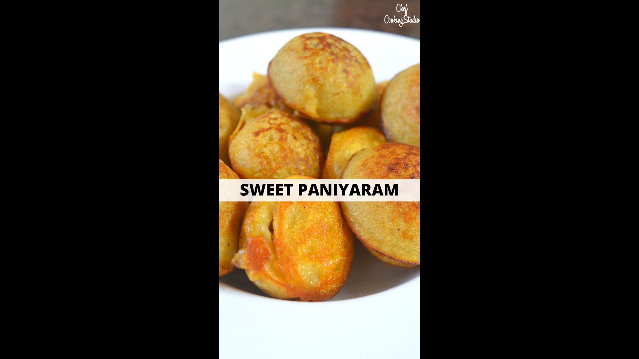 Sweet Paniyaram #shorts #youtubeshorts #shortsvideo #shortsfeed #short #shortsyoutube | Chef Cooking Studio