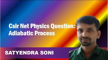 Csir Net Physics Question: Adiabatic Process
