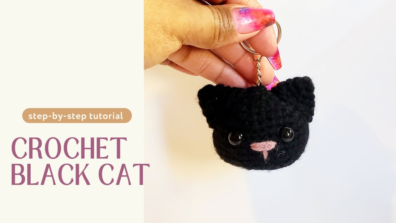 How to Make A Crochet Black Cat | Spooky Series Ep. 2 - YouTube