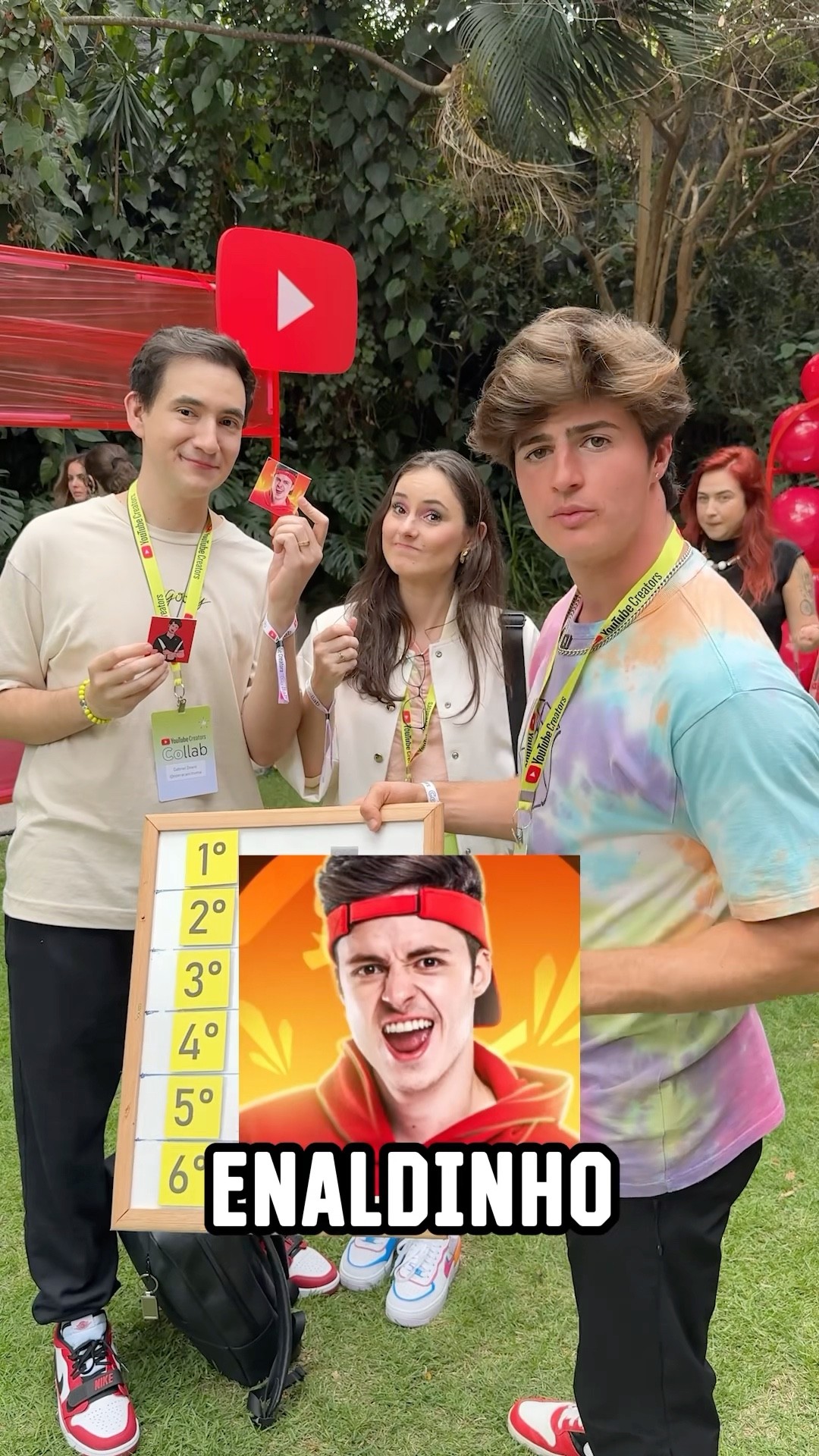 DEARO E MANU RANKEANDO YOUTUBERS