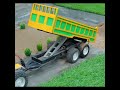 DIY Mini Truck Builds Strong Cement Bridge #minitruck #heavytruck #animalfarming #animation #funny