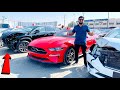 Buying american imported crashed mustang