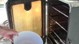 How to clean the glass on your smoker