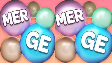 👁️‍🗨️ Melty Bubble vs merge word letter puzzle 🧩 jelly 2048 ball New Update Gameplay part 1