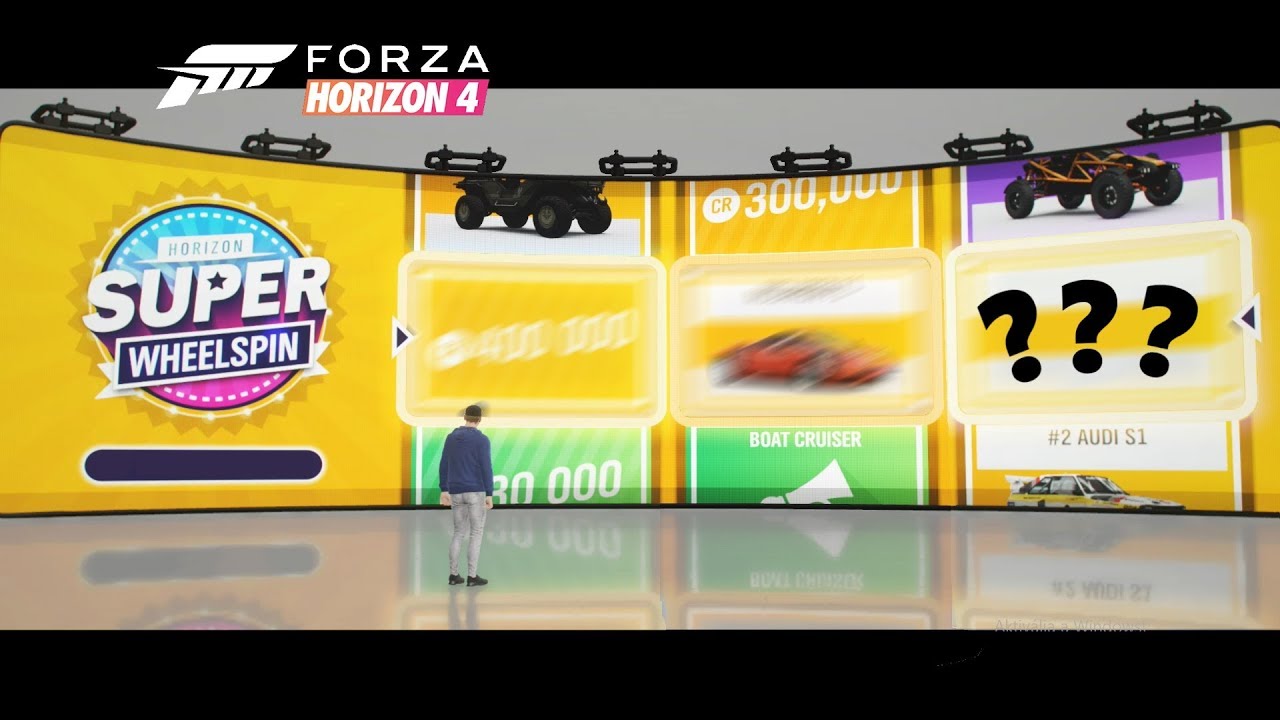 Forza Horizon 4 Super Wheelspin + Secret Car YouTube