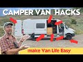 7 MORE DIY CAMPER VAN HACKS to Make Van Life Easier