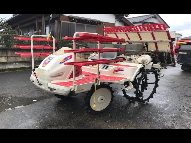 中古農機具販売 LIVE」ヤンマー 田植え機 VP5 - YouTube